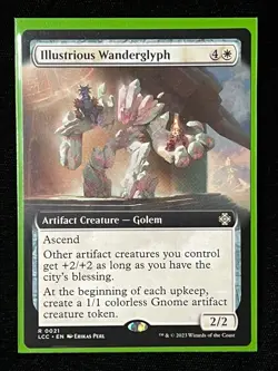 🔥 Illustrious Wanderglyph 🔥 NM 🔥 Lost Caverns MTG BOARDERLESS 🔥 FREE SHIP 🔥 - Image 1
