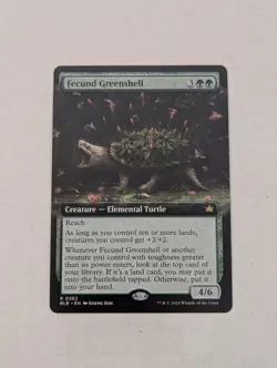 Fecund Greenshell (Extended Art) Bloomburrow Regular - Image 1