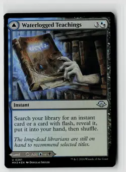 MTG Modern Horizons 3 Waterlogged Teachings Foil x1 NM Uncommon - Image 1