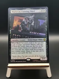 Black Cat, Cunning Thief (Foil) - #52 - Rare - Marvel' Spider-Man - SPM - Image 1