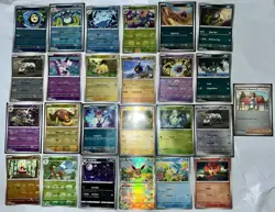 Pokemon Black Bolt White Flare Masterball & Pokeball Lot Pack Fresh NM 25 Total - Image 1
