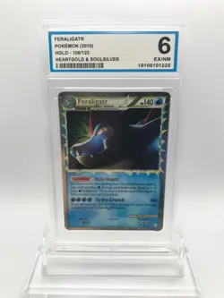 OCG 6 Feraligatr 108/123 Holo Pokemon (2010) HeartGold & SoulSilver HGSS - Image 1