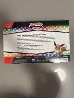 Pokemon Prismatic Evolutions Accessory Pouch Special Collection Box Sealed - Image 2