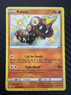Pokemon TCG Falinks Shining Fates SV074/SV122 Holo Shiny Holo Rare NM - Image 1