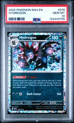 2025 POKEMON M24 EN-MCDONALD'S COLL #010 HYDREIGON PSA 10 - Image 1