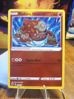 2022 Pokemon Astral Radiance Radiant Heatran #027 - Image 1