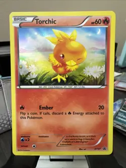 Pokemon Torchic Black Star Promo Holo XY37 MP - Image 1