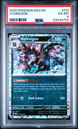 2025 POKEMON M24 EN-MCDONALD'S COLL #010 HYDREIGON PSA 6 - Image 1