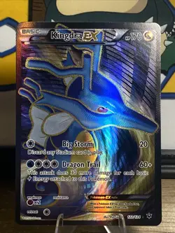 Pokemon TCG Kingdra EX (Full Art) 122/124 Fates Collide Holo Rare - Image 1