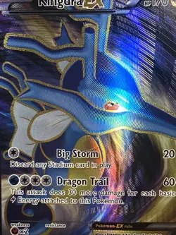 Pokemon TCG Kingdra EX (Full Art) 122/124 Fates Collide Holo Rare - Image 2