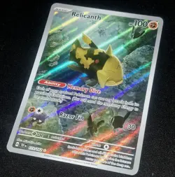 Pokemon TCG RELICANTH Temporal Forces Illustration Rare 173/162 - Image 1