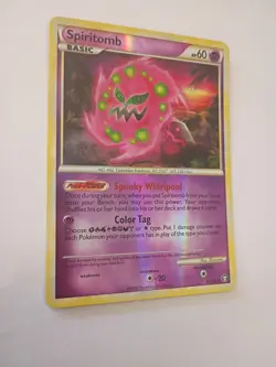 Spiritomb 10/102 Pokemon - Reverse Holo HGSS Triumphant 2010 LP - Image 1