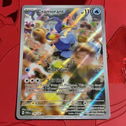 Pokemon Cramorant 176/167 Twilight Masquerade Illustration Rare factory damage - Image 1