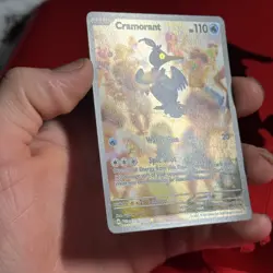 Pokemon Cramorant 176/167 Twilight Masquerade Illustration Rare factory damage - Image 3