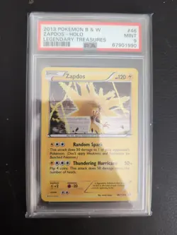 Zapdos 46/113 Holographic Pokemon Card Legendary Treasures PSA 9 - Image 1