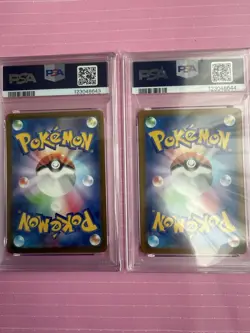 PSA10 Pikachu Promo 001/SV-P Set of 2 Scarlet Violet Pokemon Card GEM MINT - Image 2