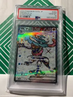 PSA10 Greninja ex Pokemon Card GEM MINT - Image 1