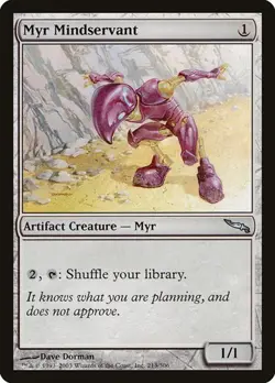 1x Myr Mindservant HP Eng MTG - Mirrodin - Image 1