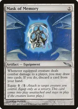 1x Mask of Memory HP Eng MTG - Mirrodin - Image 1