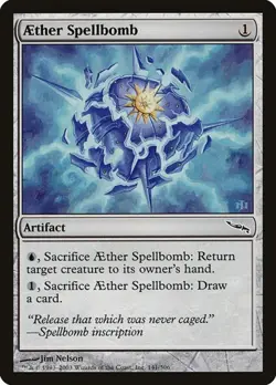 1x Aether Spellbomb MP Eng MTG - Mirrodin - Image 1