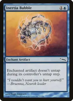 1x Inertia Bubble - Foil NM Eng MTG - Mirrodin - Image 1