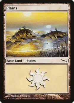 1x Plains (#289) - Foil NM Eng MTG - Mirrodin - Image 1