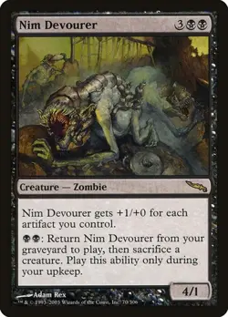 1x Nim Devourer NM Eng MTG - Mirrodin - Image 1
