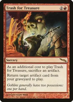 1x Trash for Treasure NM Eng MTG - Mirrodin - Image 1