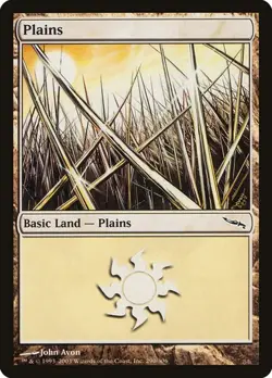 1x Plains (#290) NM Eng MTG - Mirrodin - Image 1