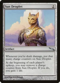 1x Sun Droplet NM Eng MTG - Mirrodin - Image 1