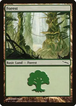 1x Forest (#306) NM Eng MTG - Mirrodin - Image 1