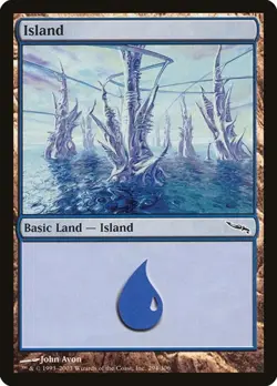1x Island (#294) NM Eng MTG - Mirrodin - Image 1