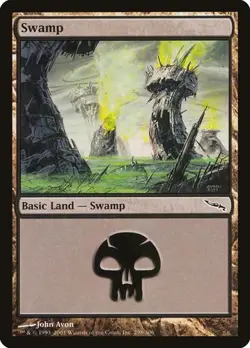 1x Swamp (#298) NM Eng MTG - Mirrodin - Image 1