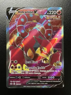 Pokemon TCG - Volcanion V - Chilling Reign 162/198 Ultra Rare Full Art Holo - Image 1
