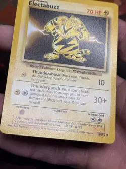 Electabuzz 20/102 Base Set Non Holo Rare Pokemon TCG 1999 - Image 5