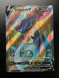 Pokemon TCG - Dragapult V - Rebel Clash 183/192 Full Art Ultra Rare Holo - Image 1