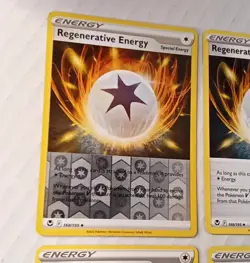 Regenerative Energy 168/195 - Silver Tempest Pokemon TCG Playset - X4 - Image 2