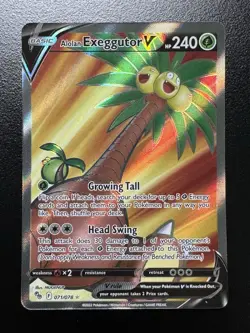 Pokemon TCG - Alolan Exeggutor V - Pokemon GO 071/078 Ultra Rare Full Art Holo - Image 1