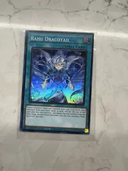 Yugioh Rahu Dracotail Collectors Rare JUSH-EN009 Near Mint - Image 1