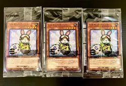 Yugioh NEYMAR JR Token Rescue Rabbit eFootball 30th Promo Pack 3 set Sealed OCG - Image 1