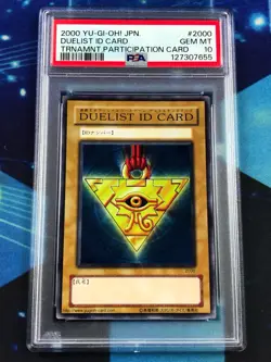 Yugioh Duelist ID Card! 2000 Tournament Prize card PSA 10 Gem Mint Graded Card! - Image 1