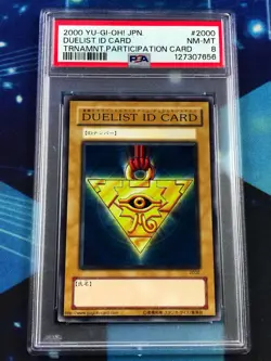 Yugioh Duelist ID Card! 2000 Tournament Prize card PSA 8 Graded Card! - Image 1