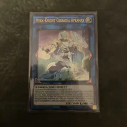 Yugioh Mekk-Knight Crusadia Avramax BLMM-EN095 Ultra Rare 1st Ed Near Mint - Image 1