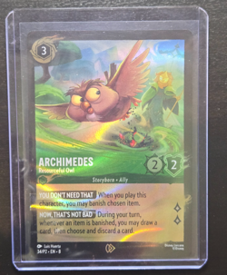 Archimedes - Resourceful Owl 34/P2 Disney Lorcana Promo Cards Holo - Image 1