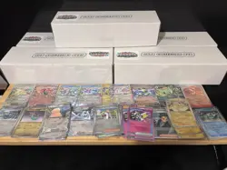 Pokemon Prismatic Evolutions 5000+ Card Bulk 25 lbs Rares/Holos/EX/Pokeballs NM - Image 1