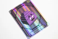 2025 A Minecraft Movie McDonald’s Happy Meal Grimace Egg Card Foil Holo - Image 3