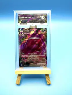 Pokemon TCG Gengar VMAX 157/264 Fusion Strike Card Ace 10 Gem Mint Graded Card - Image 1