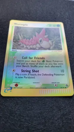 Wurmple 81/97 Ex Dragon Reverse Holo Pokemon Card 2003 - Image 2