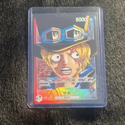 One Piece Card Game Sabo (Alt Art Parallel) #OP05-001 Leader card ( Japanese) - Image 1