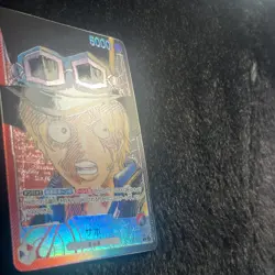 One Piece Card Game Sabo (Alt Art Parallel) #OP05-001 Leader card ( Japanese) - Image 4